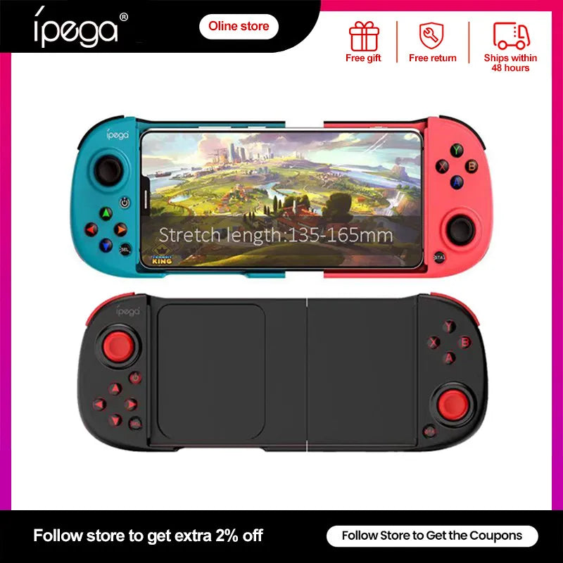 Ipega PG-9217 Wireless Game Controls for iOS and Android. Using Bluetooth connection